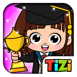 Hình ảnh biểu tượng của Tizi Doll Town: My School Game