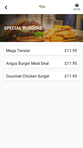 Waterworld Restaurant Orders Screen 2