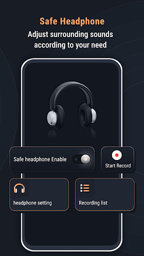 Screenshot of Safe Hearing: Recording Aid