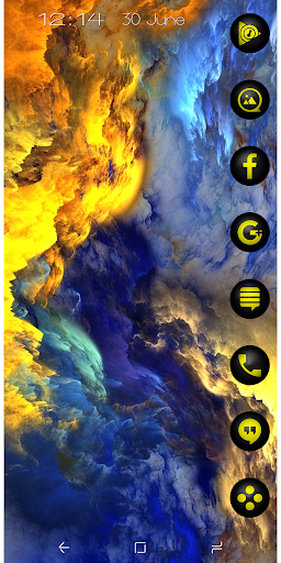 Snap Yellow Icon Pack