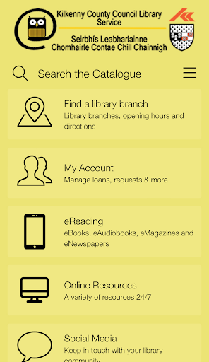 Android application Kilkenny County Libraries screenshort