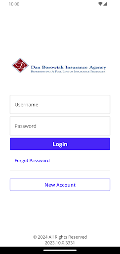 Android application Dan Borowiak Agency Online screenshort