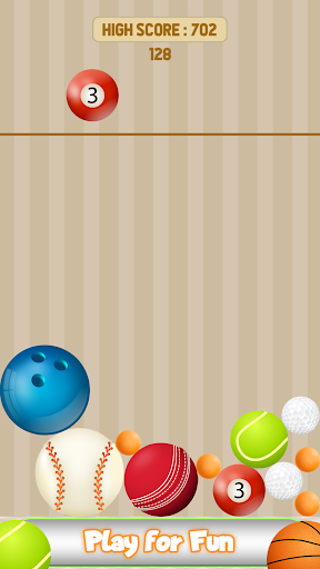 Android application Ball merge 2048 : puzzle game screenshort