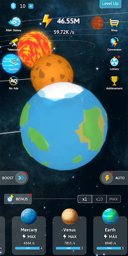 Idle Galaxy-Planet Creator screenshots 10