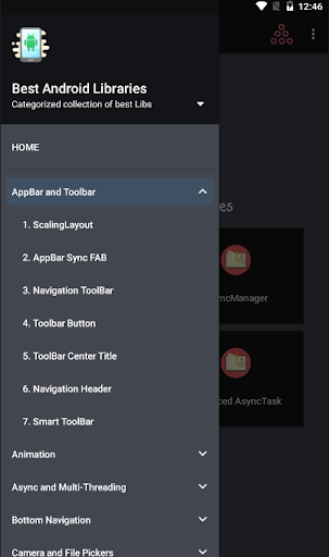 Screenshot of Cool Android Libraries