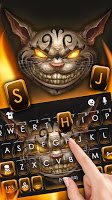 screenshot of Evil Angry Cat Keyboard Theme