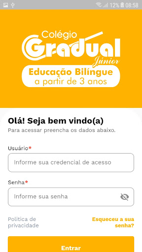 Android application Gradual Júnior screenshort