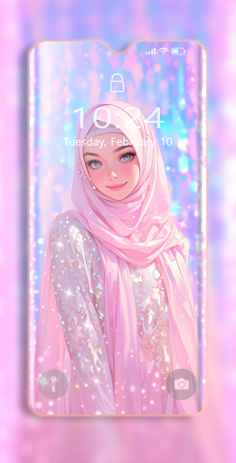 Hijab Girl Wallpaper Screen 2