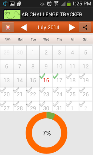 30-Day Ab Challenge Tracker Screenshot 3 - AppWisp.com