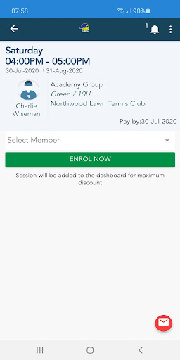 Tenniswise UK Screen 3