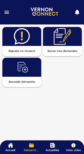 Vernon Connect Screen 2