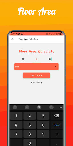 Tile Calculator Floor & Bath Screen 2