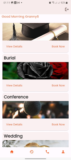Android application Event Easy screenshort