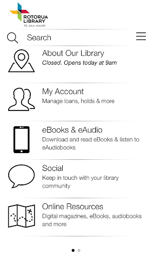 Android application Rotorua Library screenshort