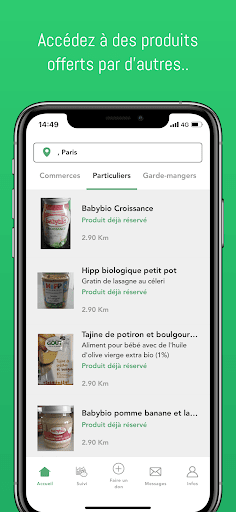 Android application HopHopFood screenshort