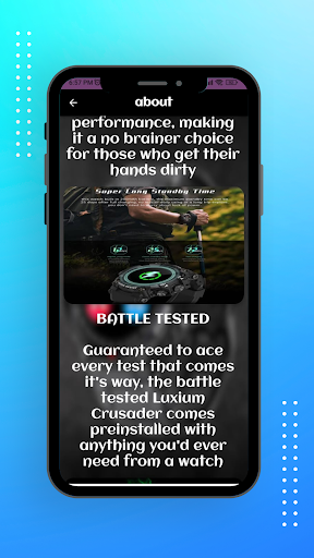 luxium smart watch guide Screen 3