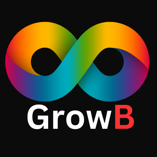 GrowB- Grow your business logo