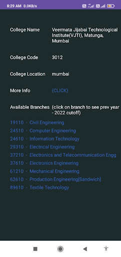 MHT-CET 24 Cap Round Admission Screen 3