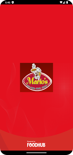 Android application Marios Pizza screenshort