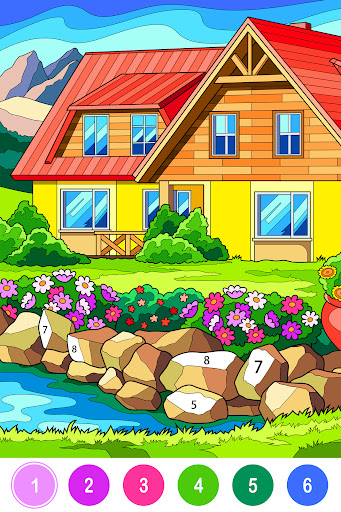 ColorPlanet® Paint by Number - Puzzle - games