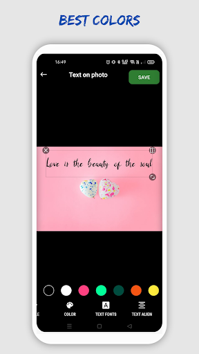 Screenshot of Text On Photo