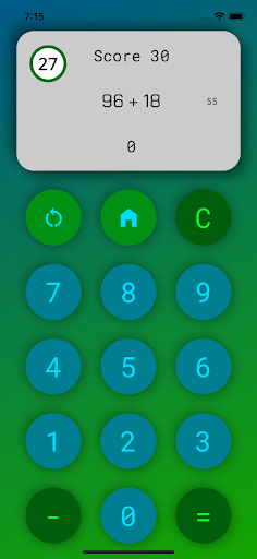 Brain calculator Screen 2