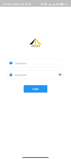 Android application PRIMS screenshort
