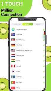 Kiwi VPN Connection For IP Changer Mod Apk (Unlimited Coin/No Ads) 3