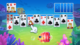 screenshot of Spider Solitaire Fish