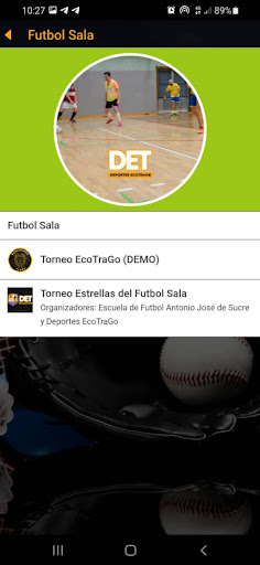 Deportes EcoTraGo Screen 2