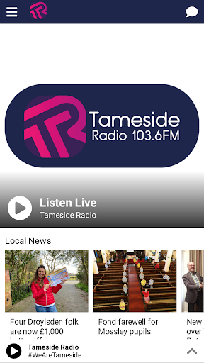 Android application Tameside Radio screenshort