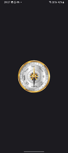 Android application Gujrati Compass(હોકાયંત્ર) screenshort