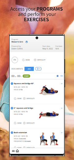 Concept Physiotherapy Screen 2