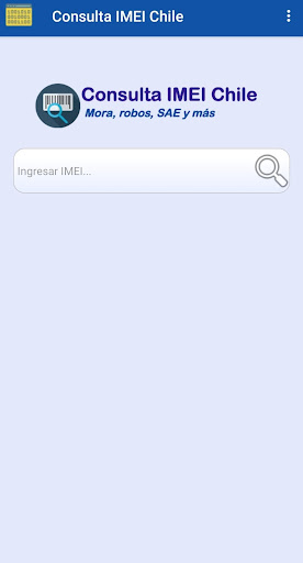 Android application Consultar IMEI Chile screenshort