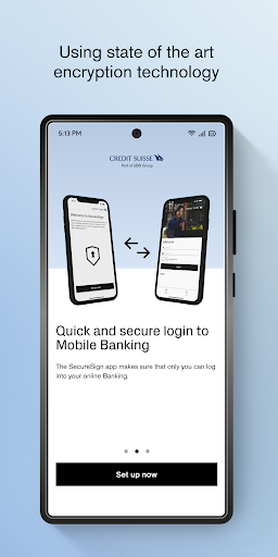 SecureSign by Credit Suisse Screen 3
