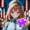 Anime Girl Jigsaw:Officer icon