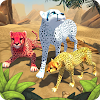 Cheetah Family Animal Sim icon