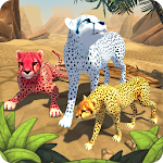 Cover Image of Download Cheetah Family Animal Sim  APK