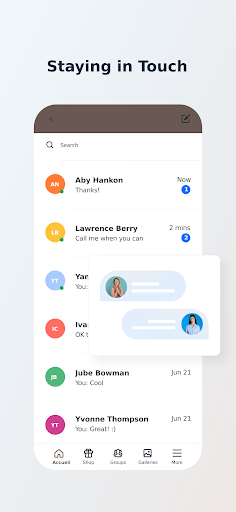 Android application Eric Formation screenshort