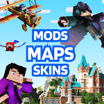 Cover Image of 下载 Mods Maps Skins for Minecraft 1.0 APK