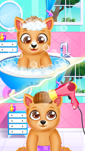 Android application Newborn puppy babyshower screenshort