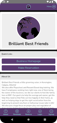 Android application Brilliant Best Friends screenshort