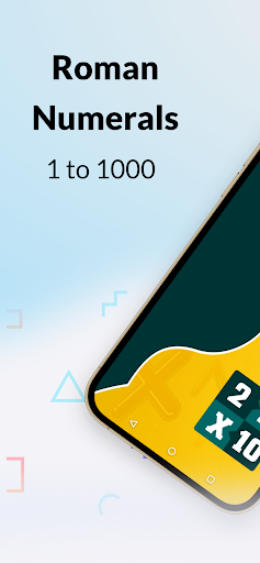 Android application Roman Numerals 1 to 1000 screenshort