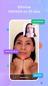 Captura de Pantalla 3 Facial ejercicios por FaceFly android