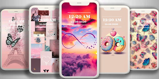 Android application Girly Wallpapers screenshort