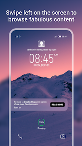 Captura 4 Magazine Lockscreen HiOS android