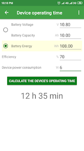 Battery Pack Calculator - DIY Screenshot