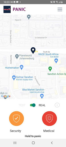 Copwatch Panic App Screen 3