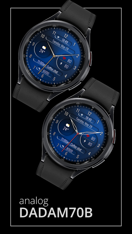 DADAM70B Analog Watch Face - New - (Android)