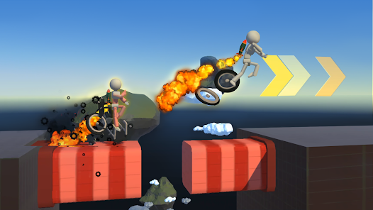 Captura 1 Stickman 3D Falling Simulator android